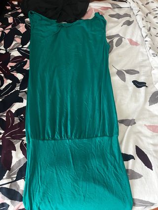 Vestido verde  veraniego ajustado