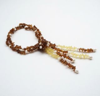 Collar de ambar y Perlas