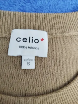 Maglione uomo lana merino Celio marrone