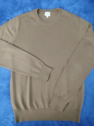 Maglione uomo lana merino Celio marrone
