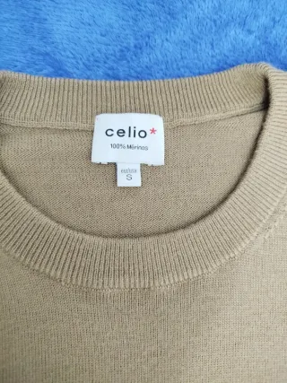 Maglione uomo lana merino Celio marrone