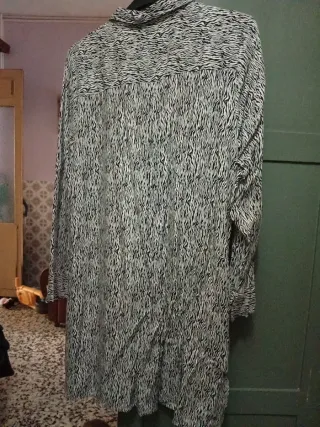 Vestido estampado cebra Lefties XL