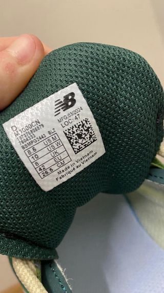 New Balance 1000 Beige/Verde