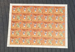 Francobolli Disney Paperino 50° Anniversario 1984