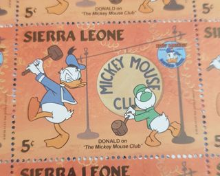 Francobolli Disney Paperino 50° Anniversario 1984