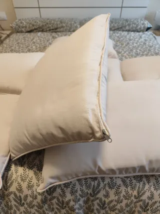 7 Cojines Beige. 50x40cm