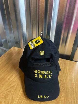 Gorra Original SWAT Negra Bordada Ajustable