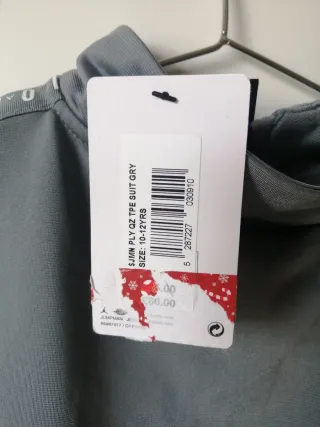 Abito sportivo Air Jordan per bambini nero/grigio