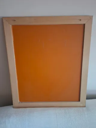 Espejo Madera y Metal 50x58 cm