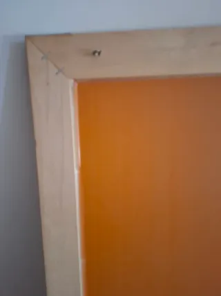 Espejo Madera y Metal 50x58 cm