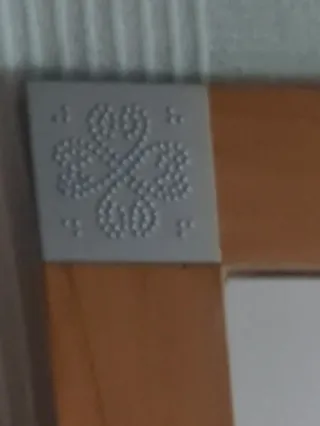 Espejo Madera y Metal 50x58 cm