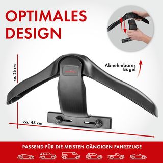 Walser Percha para Coche, Soporte para Chaquetas r