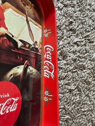 Set 3 Vassoi Coca-Cola Metallo