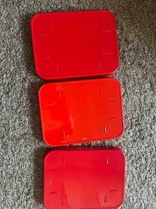 Set 3 Vassoi Coca-Cola Metallo