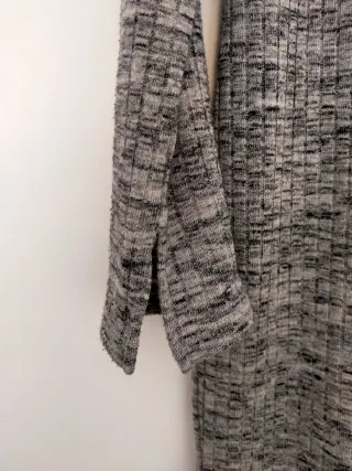 Vestido VILA gris jaspeado talla M