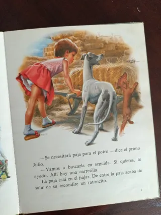 Martita monta a caballo