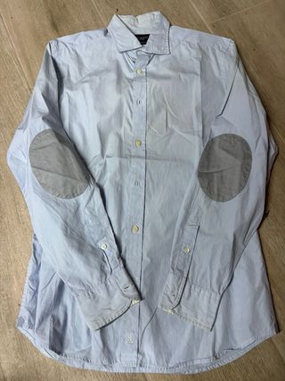 Camisa Hackett azul con coderas