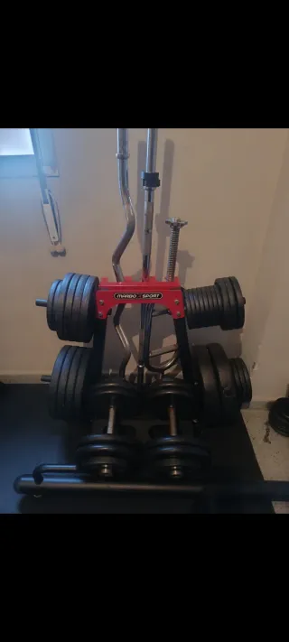 Soporte Múltiple Pesas y Mancuernas