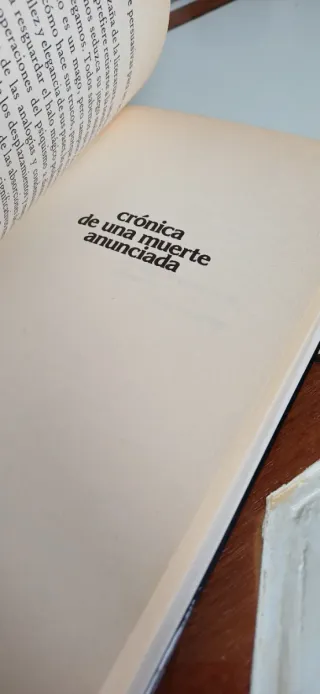 Crónica de una muerte anunciada