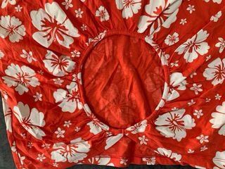 Camiseta niña flores roja