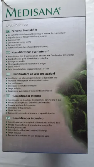 Humidificador Medisana Plata/Transparente