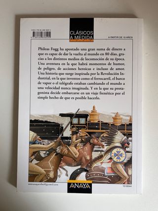 Libro “La vuelta al mundo en 80 días”