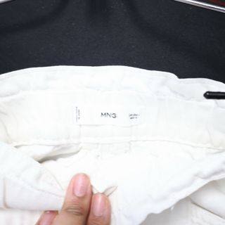 Shorts blancos de tiro alto