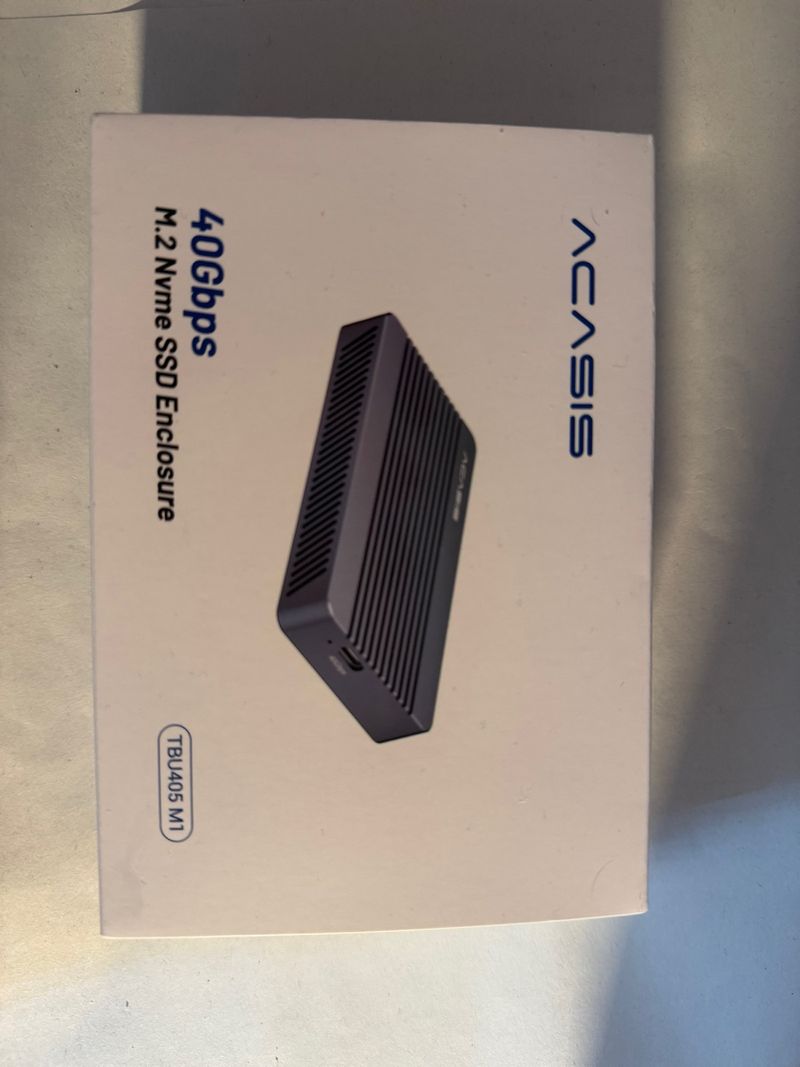 Caja SSD NVMe M.2 Acasis 40Gbps