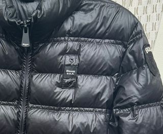 Blauer Piumino Giubbotto Nero Originale