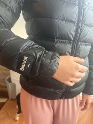 Blauer Piumino Giubbotto Nero Originale