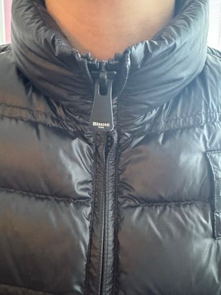 Blauer Piumino Giubbotto Nero Originale