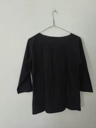 Camiseta negra con lurex