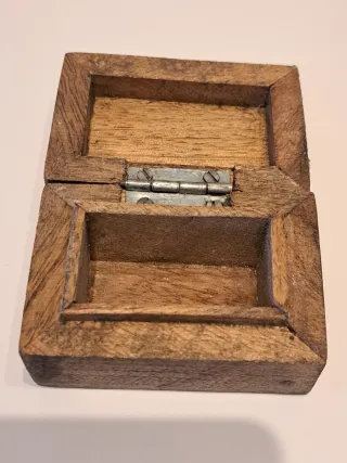 Lote 2 cajitas madera decoradas