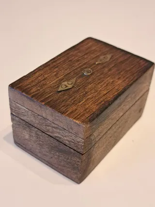 Lote 2 cajitas madera decoradas