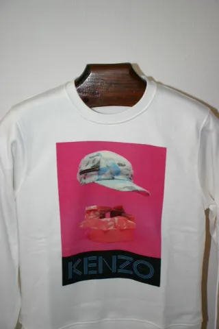 Sudadera Kenzo Talla S Blanca