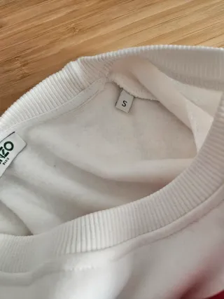 Sudadera Kenzo Talla S Blanca