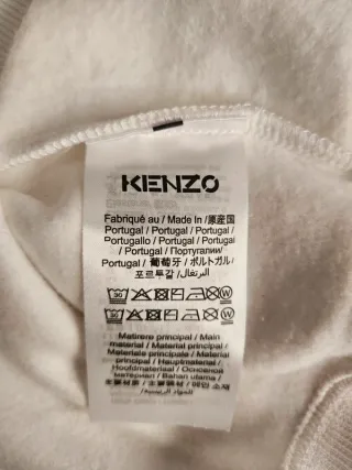 Sudadera Kenzo Talla S Blanca