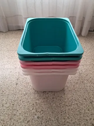 Cajas Plásticas profundas IKEA (Pack 6)