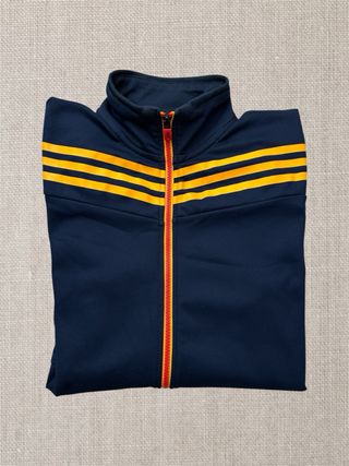 Chaqueta Adidas Cremallera Azul Talla M