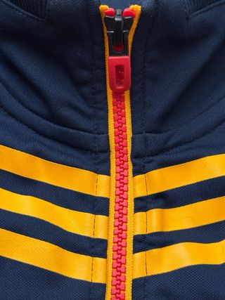 Chaqueta Adidas Cremallera Azul Talla M