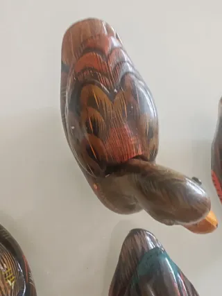 4 Scatole decorative anatra ceramica