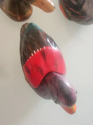 4 Scatole decorative anatra ceramica