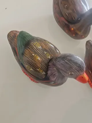 4 Scatole decorative anatra ceramica