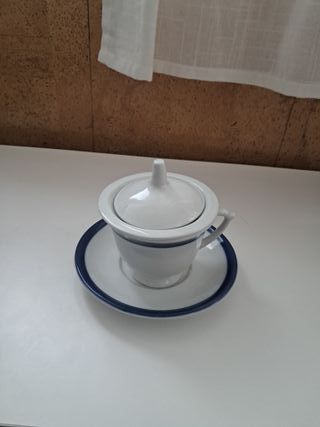 Taza para infusiones de porcelana