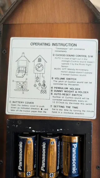 Reloj de cuco Kaiser Quartz