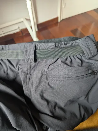 Pantalón trekking Raika unisex negro