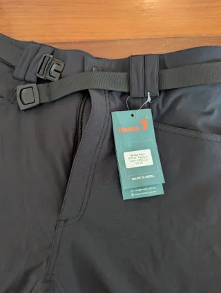 Pantalón trekking Raika unisex negro