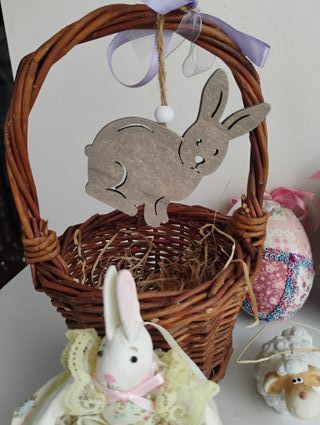 Set decorazioni Pasquali con cesto