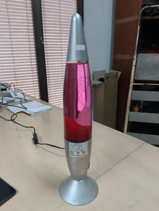 Lámpara Lava Roja