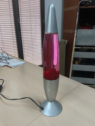 Lámpara Lava Roja